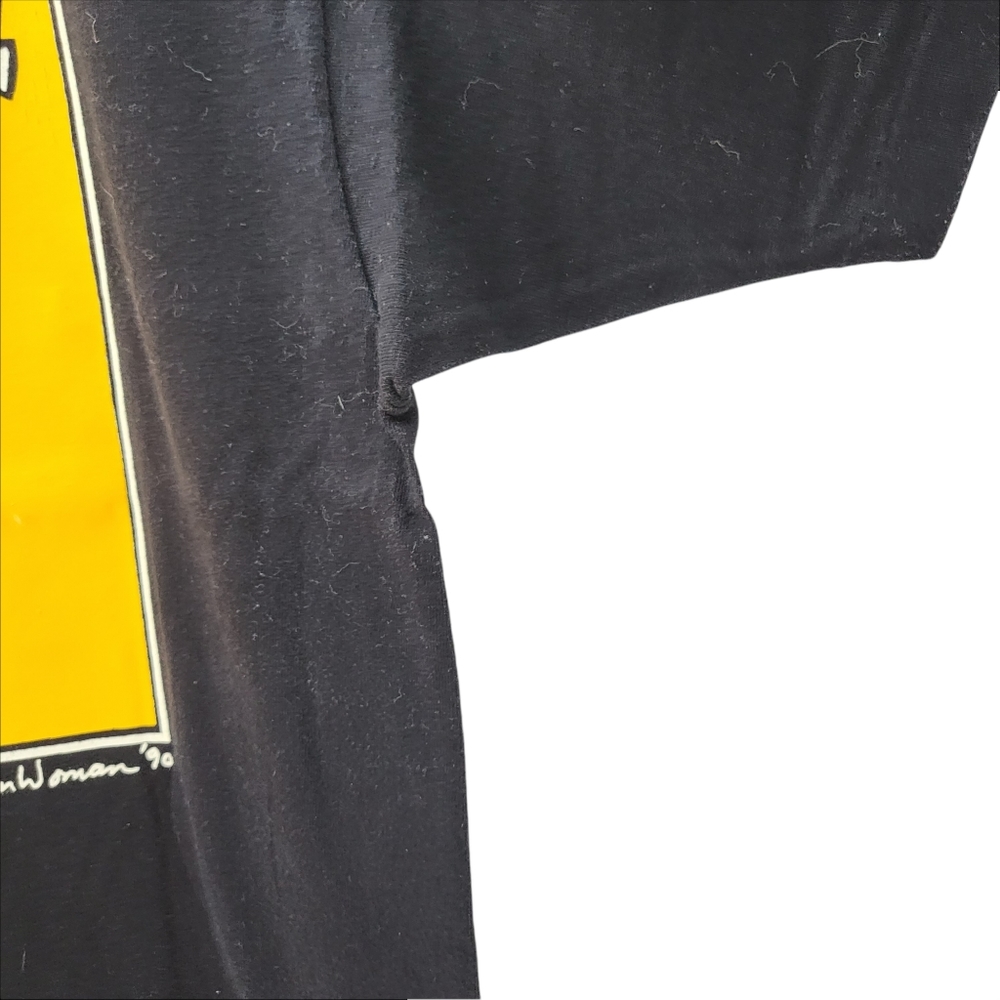 Vintage Hanes Men Size XL(46-48) Black T-Shirt - Picture 2 of 8